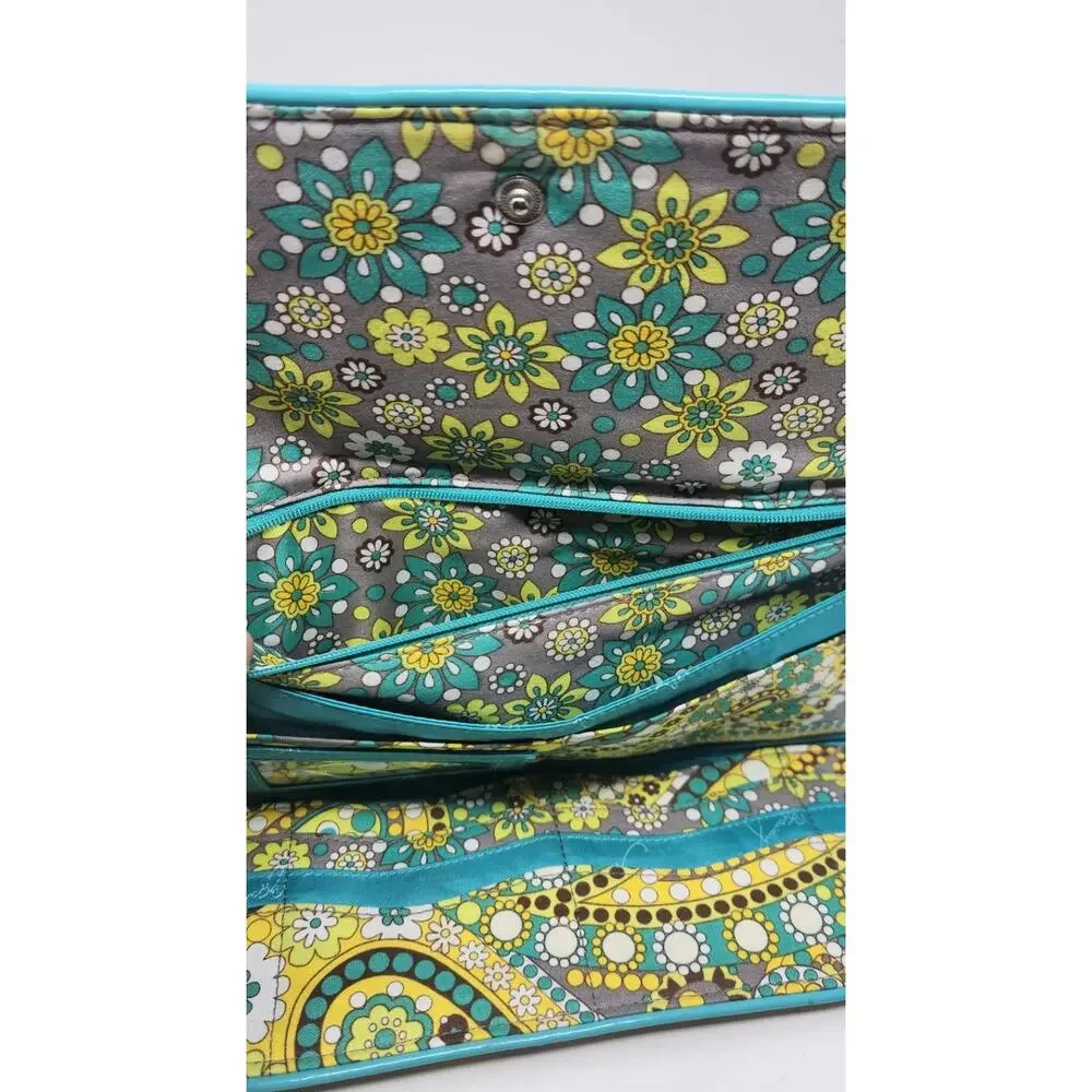 Vera Bradley Lemon Parfait Trifold Wallet - Picture 5 of 8